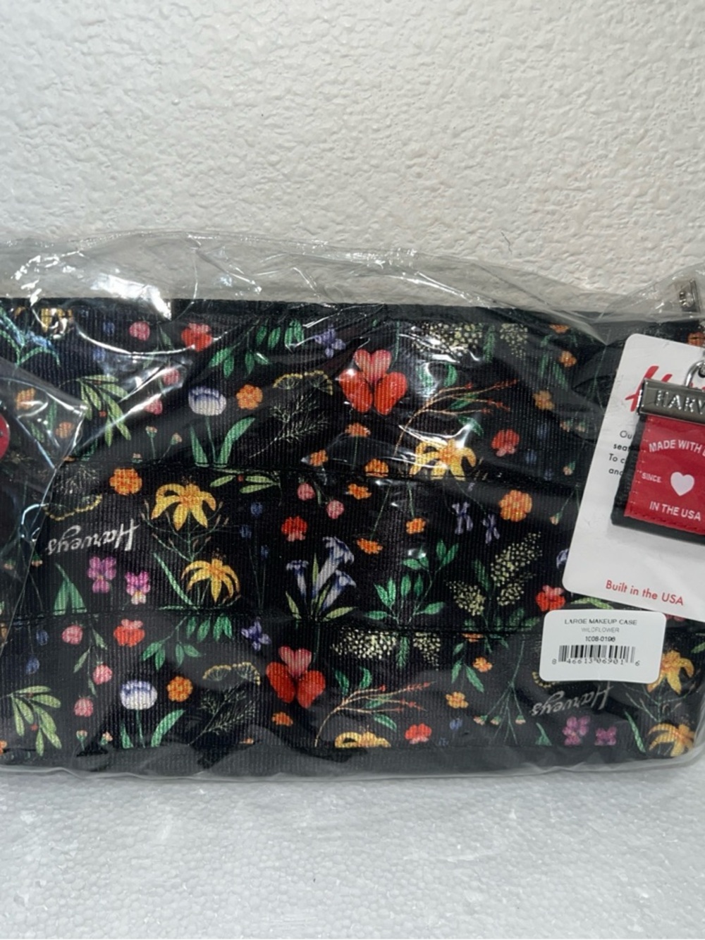 Harveys seatbelt wildflower makeup bag